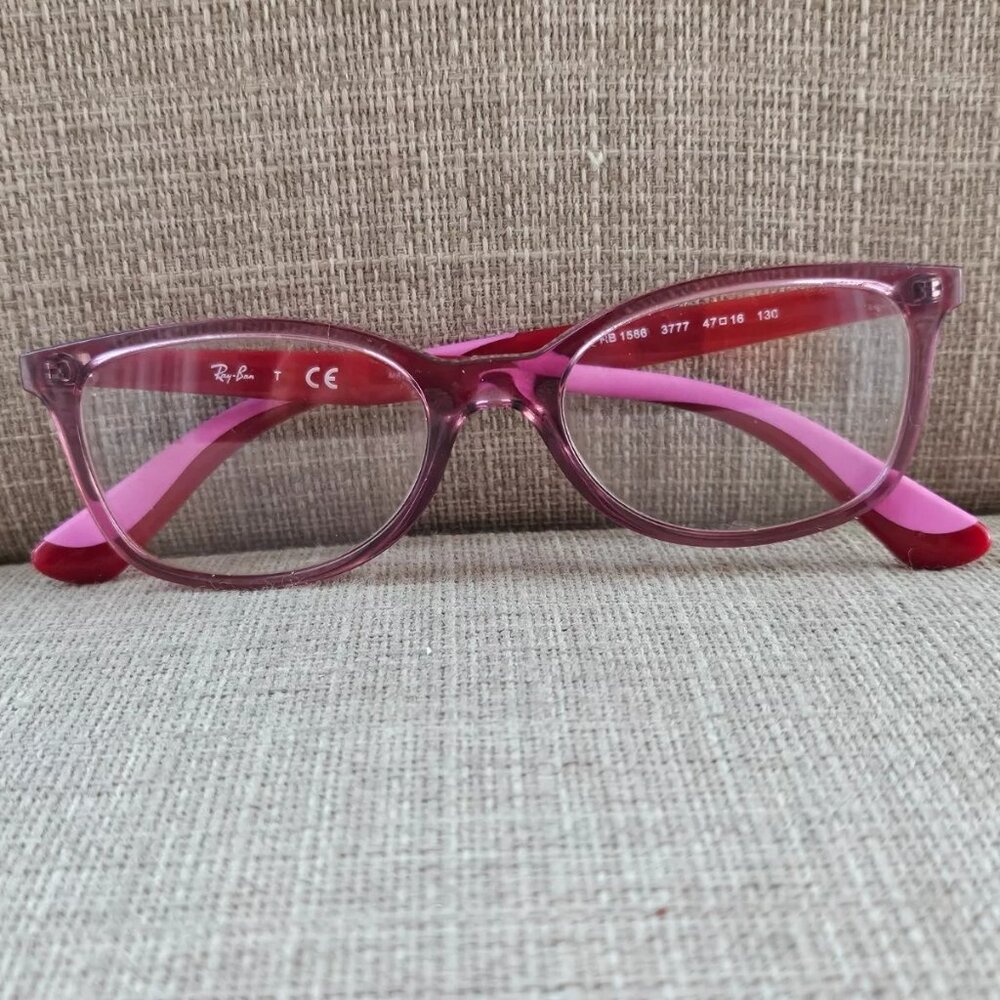 Ray-Ban Youth Glasses Frame RB1586 3777 Red/Pink Eyeglasses 47[]16 130 - Picture 3 of 12